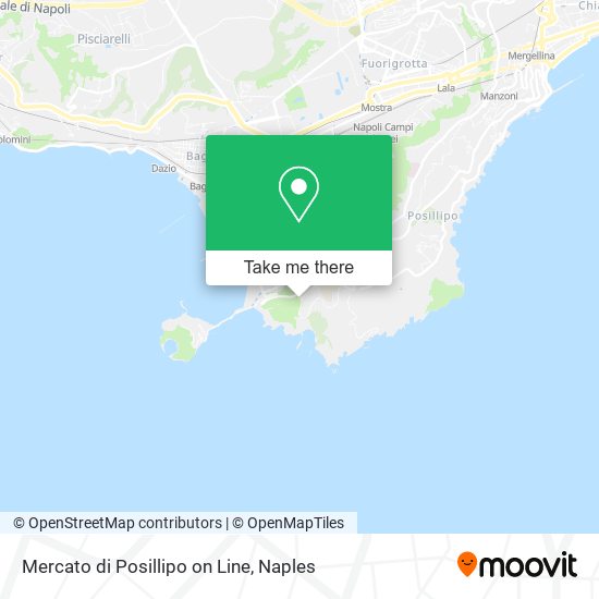Mercato di Posillipo on Line map