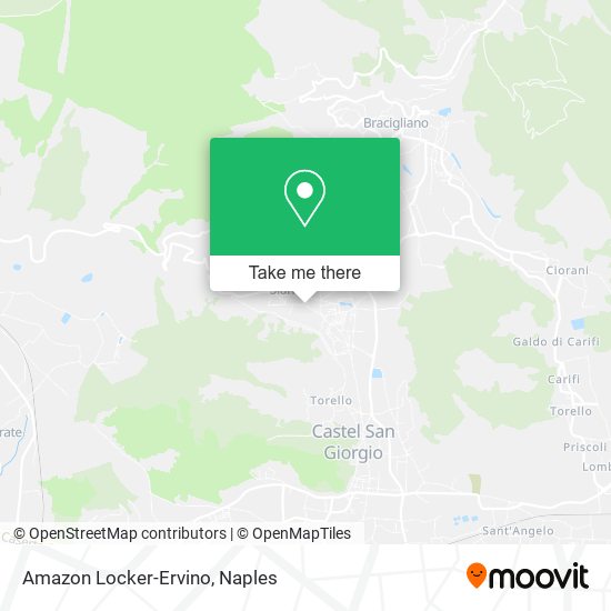 Amazon Locker-Ervino map