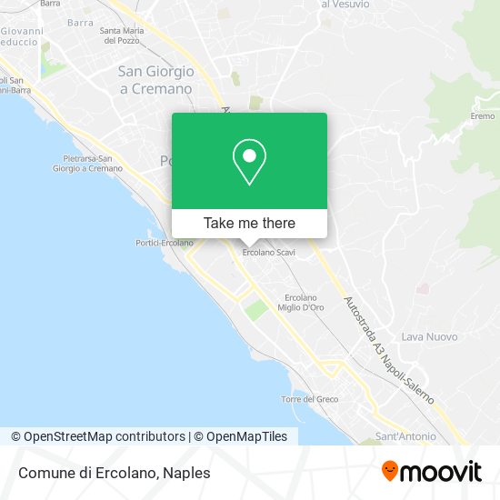Comune di Ercolano map