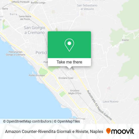 Amazon Counter-Rivendita Giornali e Riviste map