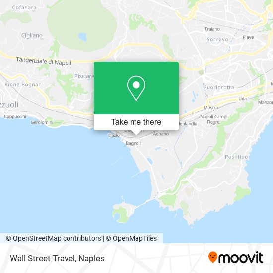 Wall Street Travel map