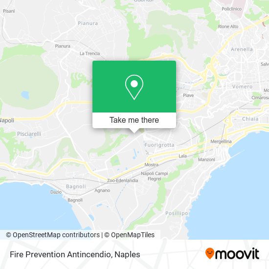 Fire Prevention Antincendio map