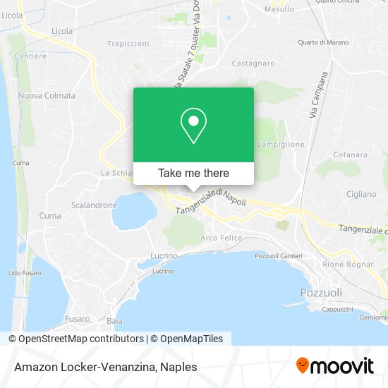 Amazon Locker-Venanzina map