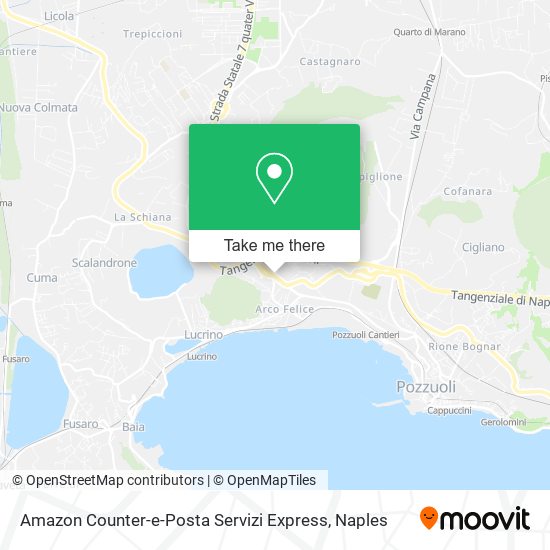 Amazon Counter-e-Posta Servizi Express map
