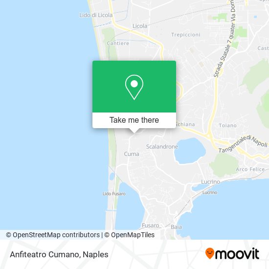Anfiteatro Cumano map