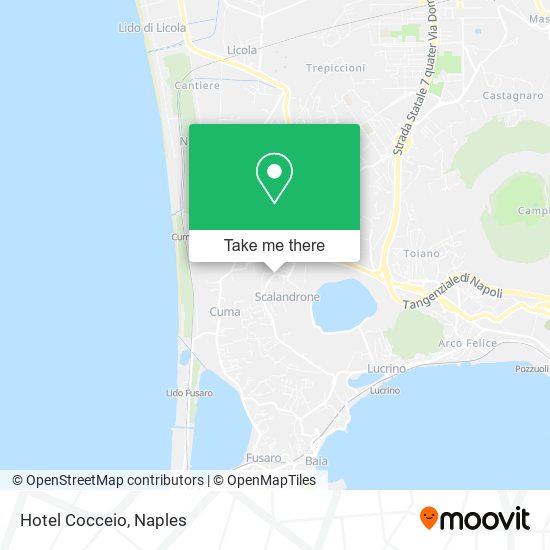 Hotel Cocceio map