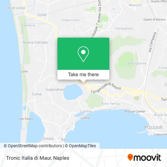 Tronic Italia di Maur map