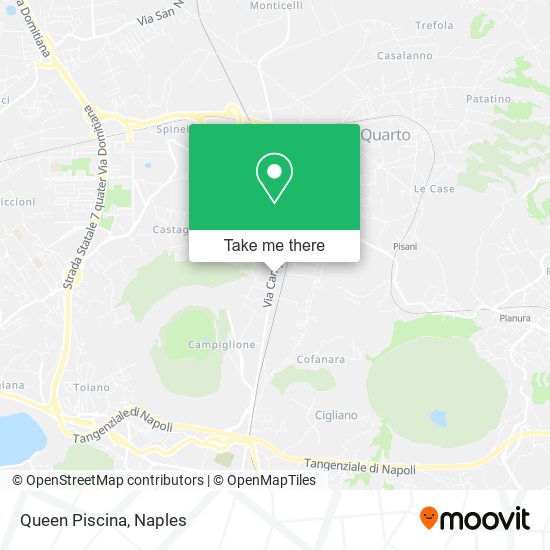 Queen Piscina map