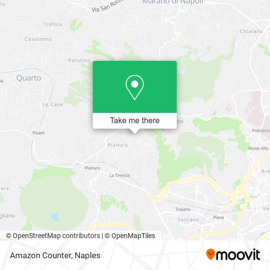 Amazon Counter map