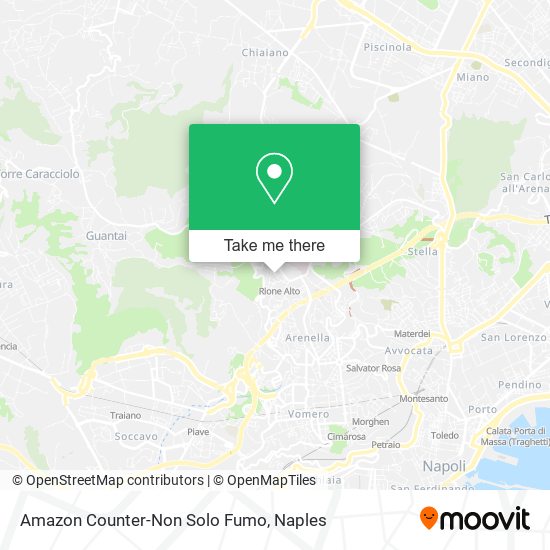 Amazon Counter-Non Solo Fumo map
