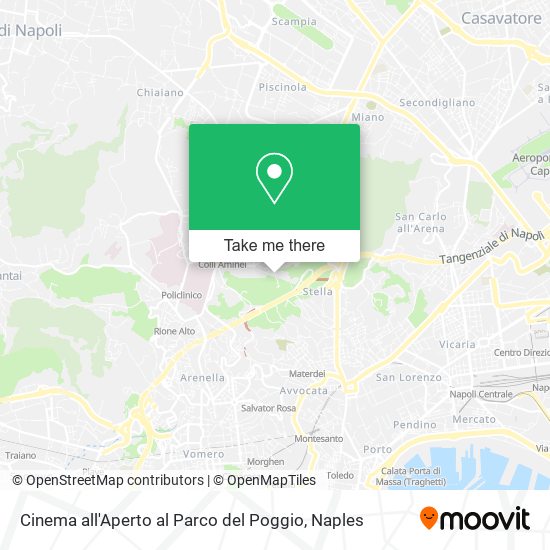 Cinema all'Aperto al Parco del Poggio map