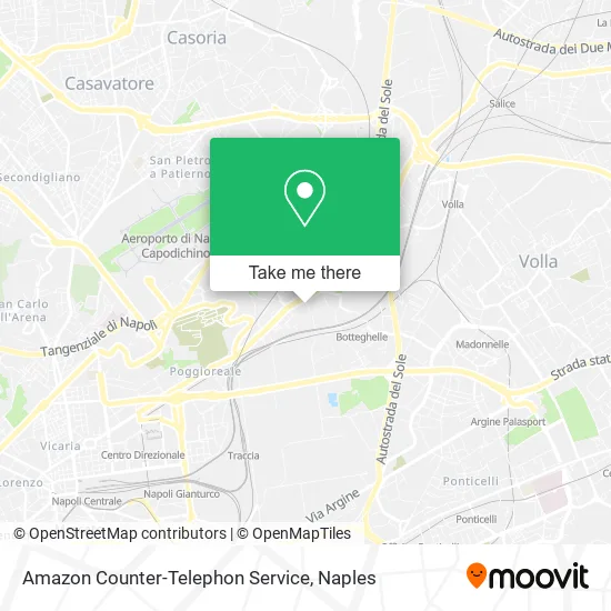 Amazon Counter-Telephon Service map