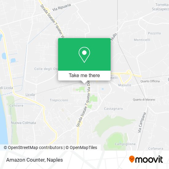 Amazon Counter map