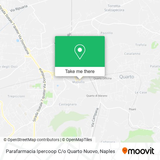 Parafarmacia Ipercoop C / o Quarto Nuovo map