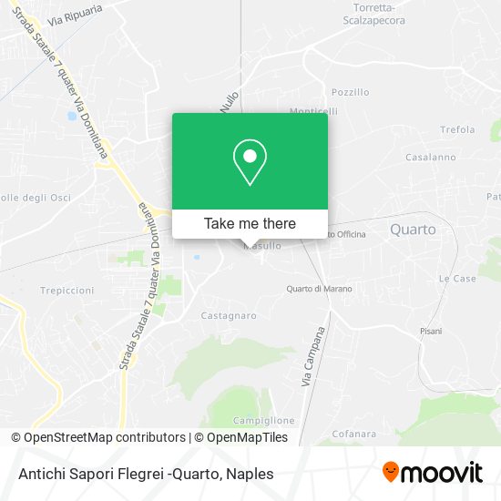 Antichi Sapori Flegrei -Quarto map