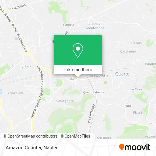 Amazon Counter map