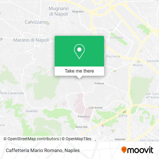 Caffetteria Mario Romano map