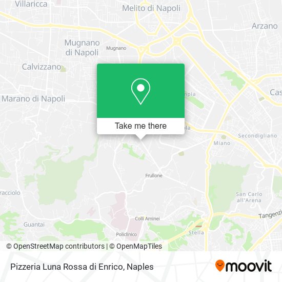 Pizzeria Luna Rossa di Enrico map
