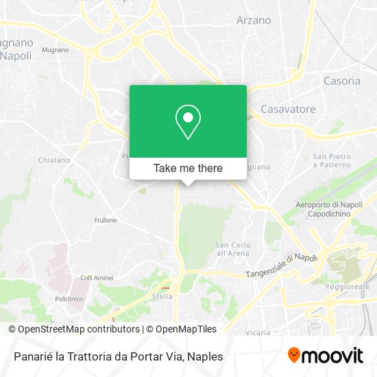 Panarié la Trattoria da Portar Via map