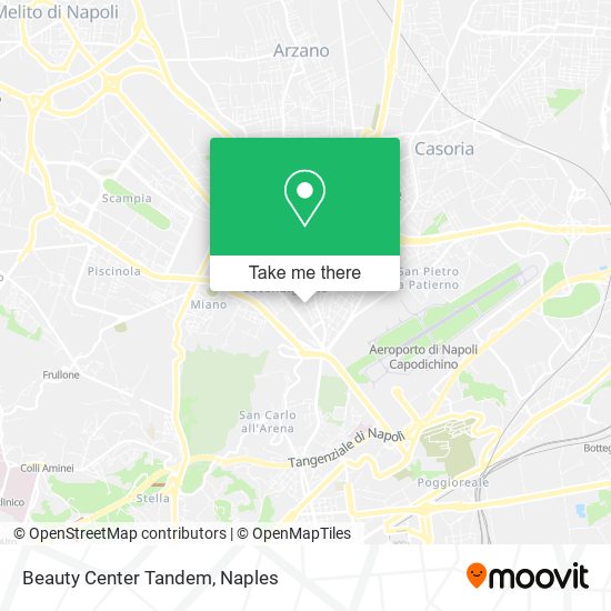 Beauty Center Tandem map