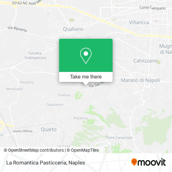 La Romantica Pasticceria map