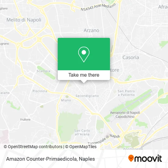 Amazon Counter-Primaedicola map