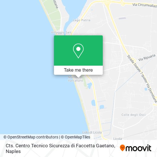 Cts. Centro Tecnico Sicurezza di Faccetta Gaetano map