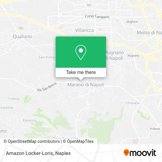 Amazon Locker-Loris map
