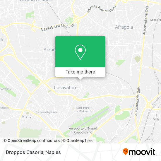 Droppos Casoria map
