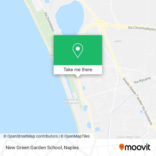 New Green Garden School map