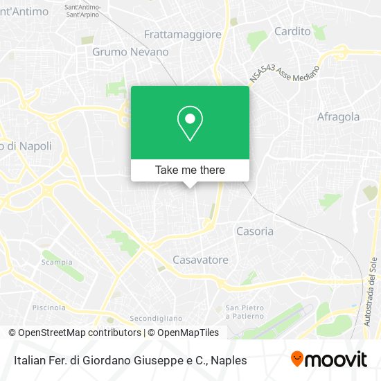 Italian Fer. di Giordano Giuseppe e C. map