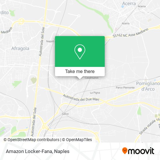 Amazon Locker-Fana map