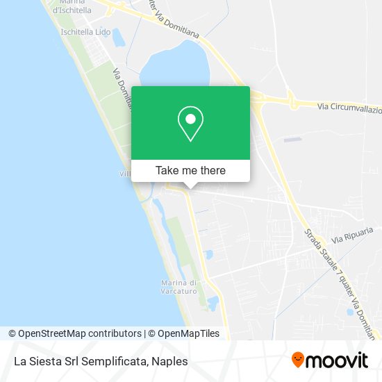 La Siesta Srl Semplificata map