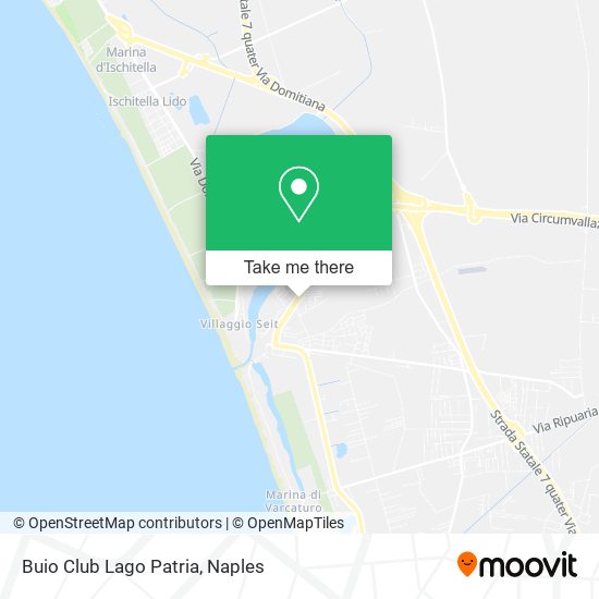 Buio Club Lago Patria map