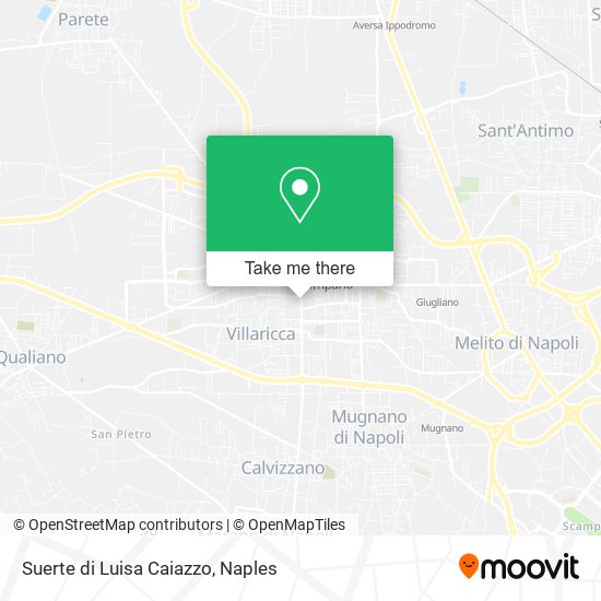 Suerte di Luisa Caiazzo map