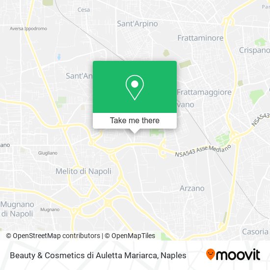 Beauty & Cosmetics di Auletta Mariarca map