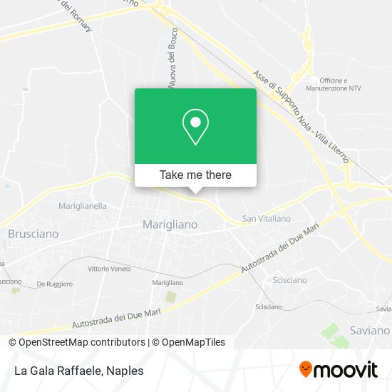 La Gala Raffaele map