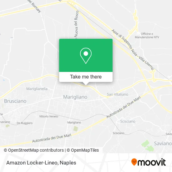 Amazon Locker-Lineo map