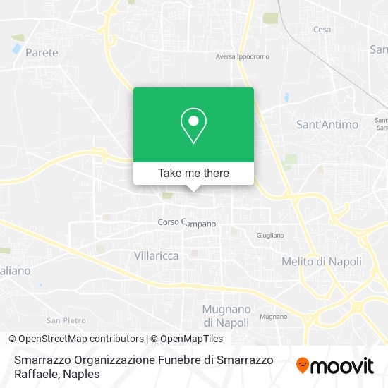 Smarrazzo Organizzazione Funebre di Smarrazzo Raffaele map