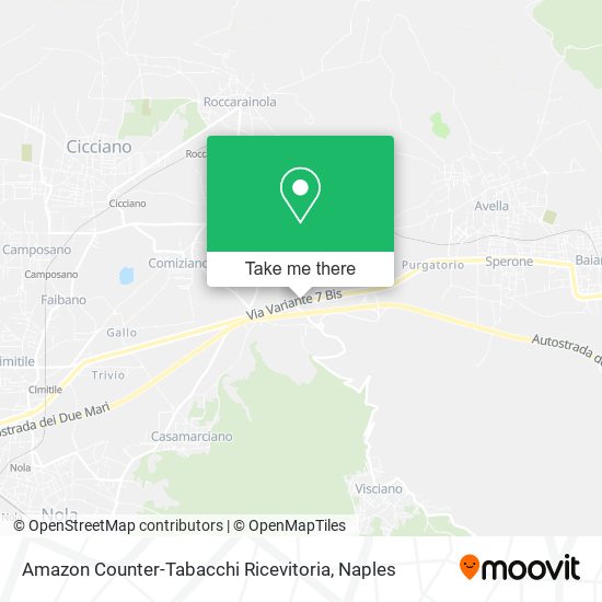 Amazon Counter-Tabacchi Ricevitoria map