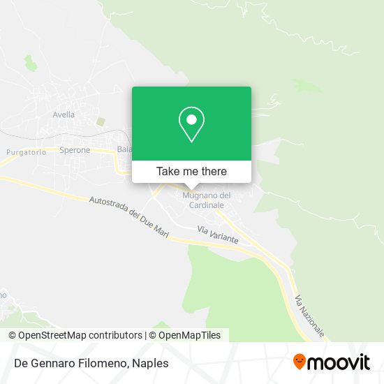 De Gennaro Filomeno map
