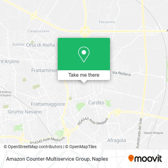 Amazon Counter-Multiservice Group map