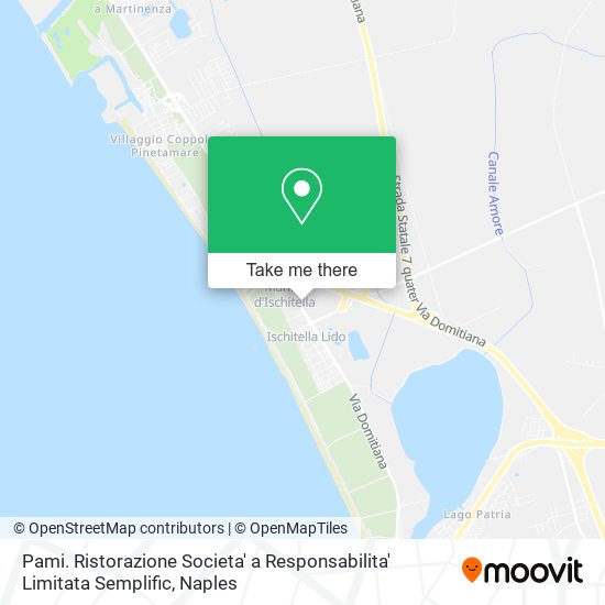 Pami. Ristorazione Societa' a Responsabilita' Limitata Semplific map