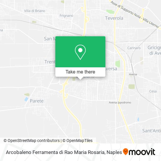 Arcobaleno Ferramenta di Rao Maria Rosaria map