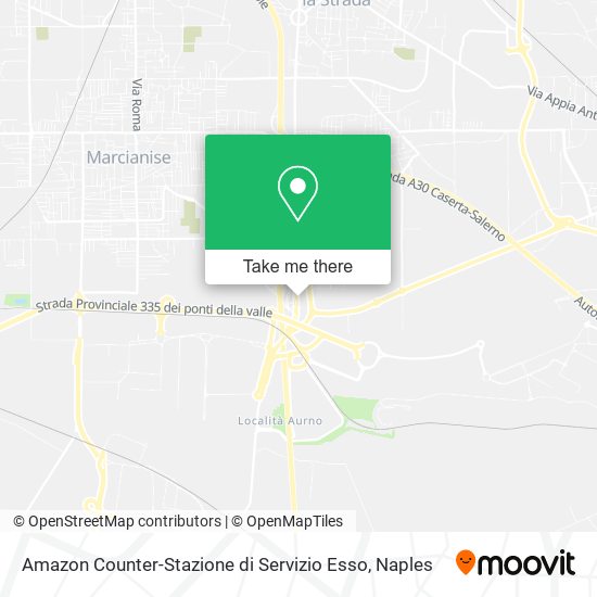 Amazon Counter-Stazione di Servizio Esso map