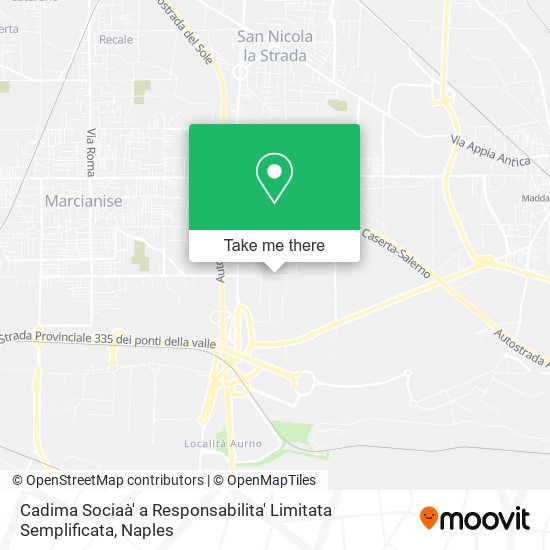 Cadima Sociaà' a Responsabilita' Limitata Semplificata map