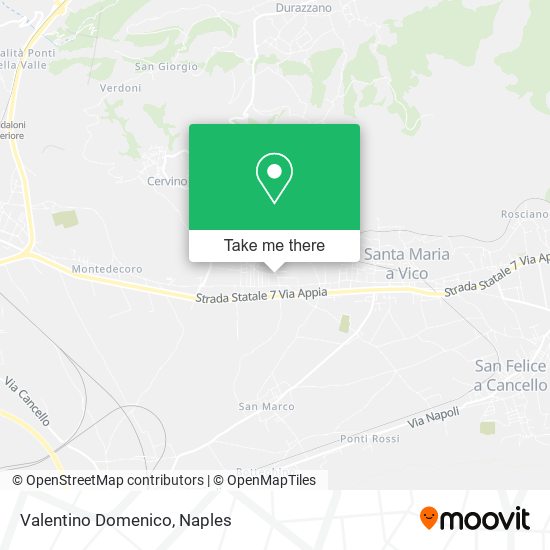 Valentino Domenico map