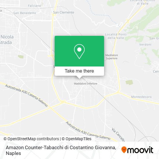 Amazon Counter-Tabacchi di Costantino Giovanna map