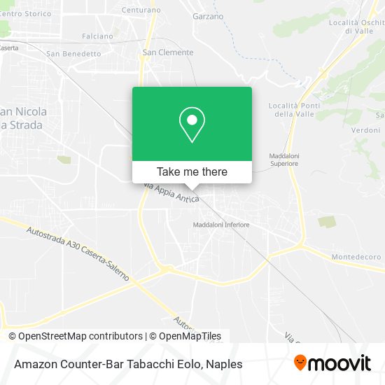 Amazon Counter-Bar Tabacchi Eolo map