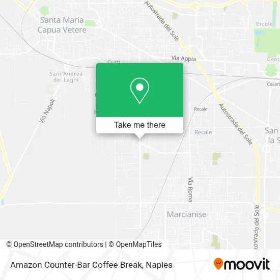 Amazon Counter-Bar Coffee Break map